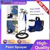 NONE Podofo 650W 21V Spruzzatore di Vernice Senza Spazzole ad Alta Pressione, Spruzzatore Elettrico per Pareti, Pistola a Spruzzo Airless, Macchina per Verniciare, Spruzzatore a Zaino Ricaricabile per