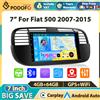 podofo Autoradio Podofo 2Din Carplay per Fiat 500 2007-2015, Sistema Intelligente Android Auto, Navigazione GPS, Radio FM/RDS, Effetto EQ