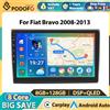 podofo Autoradio Podofo 8 Core con Carplay per Fiat Bravo 2008-2013, Android Auto, Audio per Auto, WIFI, 4G, Navigazione GPS, Mirror Link, FM/RDS, BT, USB