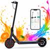NONE Monopattino Elettrico per Adulti, Motore Brushless da 350W, E-Scooter Pieghevole per Pendolari con Controllo tramite APP, Doppio Freno, Pneumatico Solido da 8,5 Pollici per il Trasporto Quotidiano