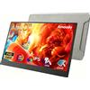 NONE Monitor Portatile Amoudo Estende lo Schermo IPS 15.6 Pollici 1920x1080P 60HZ Pannello LCD VESA USBC Mini HDMI Display Mobile Monitor Portatile