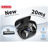 Erazer Cuffie da gioco Bluetooth ERAZER XF29 a bassa latenza con dongle 2.4G per PC/Switch/PS5/VR, microfono ENC, auricolari wireless a orecchio aperto.