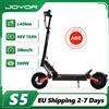 JOYOR S5 ABE Monopattino Elettrico per Tutti i Terreni Omologato per Uso Stradale Motore 500W Batteria 48V 13Ah Autonomia 45km 20km/h Pneumatici Fuoristrada da 10 Pollici Doppia Sospensione Pieghevole