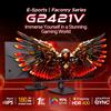 KOORUI Monitor da Gaming KOORUI QHD 2560X1440 180Hz HDMI 178 ° Schermo, pannello IPS veloce, monitor PC con protezione per gli occhi per casa e ufficio, HDMI2.0*2, Adaptive-Sync -5 ° fino a 20 °