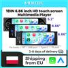 MEKEDE Autoradio Universale 1 Din da 6,86 Pollici, Lettore MP5 con Carplay Wireless, Android Auto, Mirror Link, Stereo Multimediale, Lettore Video, BT, SWC, FM, AUX, USB Tipo-C, Navigazione GPS.