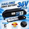 Celle Batteria 21700 Hailong per E-Bike, Pacco Batteria al Litio 36V 48V 30000mAh 30A BMS Originale eboat per Motore 250W 500W 1000W, Magazzino UE Polonia