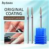 hytoos Punte per fresa unghie HYTOOS Cuticle Clean Diamond 2,3 mm a punta arrotondata per la rimozione della pelle morta, strumento di preparazione russo per tecnici di manicure