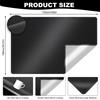 NONE Tappetino per Griglia Ignifugo a Doppia Faccia in Fibra di Vetro Rivestita in Silicone 100x150cm, Protettore per Pavimento BBQ Resistente all'Acqua e all'Olio per Patio, Prato, Terrazza, Campeggio,