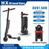 HX Monopattino Elettrico Pieghevole HX X6 da 5.5'' per il Pendolarismo Urbano con Batteria Rimovibile da 7.5Ah e Display LED Intelligente
