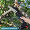 NONE Motosega Cordless Podofo 6 Pollici Senza Spazzole 21V con 2 Batterie da 1300mAh e Spina EU, Sega Elettrica per Potatura e Taglio Alberi da Giardino, Compatibile con Batterie Makita, Utensile Elettrico