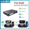 CARABC Wireless CarPlay Android Auto Mirror Link AirPlay Bluetooth con Funzione di Navigazione GPS per Audi A3 S3 8v 2013-2018