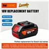 VAVF Batteria al litio 18V 12.0Ah Local+ Warehouse per Bosch BAT618 BAT618G, batteria di ricambio per utensili elettrici da costruzione senza fili