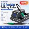 ANSIKI Stazione di Saldatura MECHANIC T12Pro Max T12 con Controllo PID, 160W di Potenza, Riscaldamento Rapido in 4 Secondi, Modalità Risparmio Energetico, Manico T12, Strumento per Riparazioni e Saldature