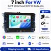 MEKEDE Stock UE 2 Din MP5 Autoradio Lettore Multimediale per VW Volkswagen Skoda Octavia Golf 5 6 Touran Passat B6 Polo FM WiFi Wireless Carplay Android Auto Telecamera Posteriore in Omaggio Schermo