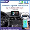 BONROAD Adattatore Wireless CarPlay & Android Auto BONROAD Compatibile con Audi A1 Q3 2013 2014 2015 2016 2017 2018 Sistema di Infotainment RMC HNR con Funzione Mirroring AirPlay Bluetooth Navigazione GPS