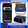 sunsurge Strumenti diagnostici per auto compatibili con Bluetooth Sunsurge, lettore di codici di errore, scanner OBD2 AI, test batteria auto Da200, tester sensore O2, lettore di codici