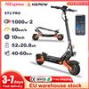 KEPOW Monopattino Elettrico KEPOW ST2 Pro 1000Wx2 Doppio Motore Batteria 52V 20.8Ah Velocità Massima 60km/h Autonomia 40-60km Pneumatici Fuoristrada da 10 Pollici Monopattino Elettrico Pieghevole per Adulti