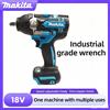 Makita Trapano Avvitatore Elettrico a Batteria Brushless Makita DTW700, Ricaricabile, Batteria 18V e Caricabatterie, Frese per Legno