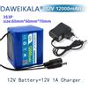 DAWEIKALA Batteria al litio 12V 30Ah 3S10P 18650, con BMS intelligente integrato, per stazione di accumulo di energia solare e scooter elettrico. | Spedizione Rapida dal Magazzino UE