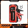 BSMOOM Avviatore d'emergenza per auto 3000A, Power Bank portatile ad alta capacità, Booster per batteria auto, Avviatore per auto 12V, Adatto per motori a benzina da 9.0L e motori diesel da 8.0L