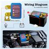 NONE Interruttore Isolatore per Auto con Telecomando Wireless, Interruttore Isolatore Batteria 12V 240A, Interruttore di Sicurezza Antifurto, Interruttore di Spegnimento Automatico per Auto, Camper, ATV,
