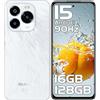 OUKITEL C65 Telefono Android 15, Batteria da 5150mAh, Fotocamera da 13MP, 4G, 16GB RAM+128GB ROM/TF 1TB, Smartphone con Display da 6.7"