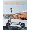 NONE Monopattino Elettrico per Adulti APEFOX T90, Potenza di Picco 500W, Doppio Motore, Batteria 60V31.2AH, Monopattino Elettrico per Tutti i Terreni