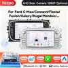 HIZPO Autoradio per Ford Focus S-Max C-Max Mondeo Galaxy Kuga Transit Connect GPS RDS Stereo 2Din 7" Sistemi Intelligenti Carplay 4G