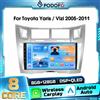 Podofo AI Voice 2din Autoradio Android per Toyota Yaris / Vizi 2005-2011 Navigazione GPS Carplay Wireless Android Auto WIFI DSP FM RDS Bluetooth Ricevitore Autoradio