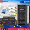 ECGSOLAX Batteria ECGSOLAX LiFePO4 48V 100Ah 51.2V 5kWh 6000+ Cicli con Protezione BMS 16S 100A Integrata RS485 CAN per Sistema Solare, Accumulo Energetico Domestico, Batteria Montabile su Rack