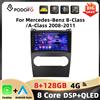 Podofo 4G Car Audio per Mercedes-Benz Classe B/Classe A 2008-2011 Lettore Multimediale 8-core 8+128G Autoradio WIFI GPS AM FM RDS DAB Sistemi Intelligenti per Auto