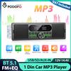 podofo Autoradio Podofo con Display LCD 1Din, Lettore MP3, Radio FM/AM, Audio AUX, EQ, Doppio Bluetooth, Telecomando, Luci Colorate, Ingresso Audio RCA, Montaggio a Incasso