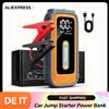 BRPOM Avviatore d'Emergenza Portatile per Auto 26800mAh 4000A, 12V, Caricabatterie Automatico, Avviatore di Emergenza (per Veicoli ALLGAS, Diesel 8.0L)