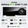 NONE Scheda Grafica RTX 2080 Ti 22GB 300W con Ventola Singola, GPU GDDR6 per Gaming, AI, Deep Learning, Workstation e PC Desktop