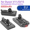 DAWEIKALA Batteria 25.2V 6800mAh V11 V15 per Dyson V11 SV15 SV16 Absolute Extra V11 Animal Extra V11 Complete Extra V11 Fluffy Extra, consegna rapida dal magazzino UE