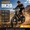NONE Bicicletta Elettrica HEADEER BK20 All-Terrain con Batteria 48V 20Ah, Motore ad Alta Potenza, Pneumatici Fat 20"x4.0", E-Bike per Adulti Off-Road con Freni a Disco Idraulici e Design di Assorbimento