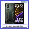 DOOGEE Blade20 Max Telefono Resistente 36GB+1TB Gemini AI Display 6.6" 120Hz Batteria 11800mAh Android 15 Helio G100 Fotocamera 64MP Smartphone NFC