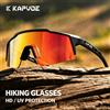 kapvoe Occhiali da Sole Fotocromatici Kapvoe UV400 per Ciclismo Outdoor, Nuova Moda Uomo Donna, Occhiali MTB, Bicicletta da Strada, Escursionismo, Sport all'Aperto, Trail Running, Occhiali Antivento,