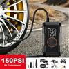 NONE Pompa d'Aria Wireless per Auto 150PSI, Compressore d'Aria Portatile, Gonfiatore Elettrico per Pneumatici Auto e Moto con Display Digitale