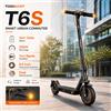 TODIMART T6S Monopattino Elettrico Pieghevole Adulti Sospensione Anteriore Frecce sul Manubrio Smart APP Batteria 36V 7,8Ah Autonomia 25KM Pneumatici 8,5" a Nido d'Ape Doppio Freno Urbano