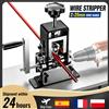 HGTUGO Spelacavi Portatile Manuale 2-25mm, Macchina Elettrica per Spelatura Cavi con Manovella e Trapano Elettrico per Riciclaggio Rottami, 4 Misure di Foro