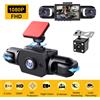NONE Videoregistratore per auto 1080P HD Dash Cam per auto, telecamera per auto a 4 canali 360° ° Videoregistratore con Visione Notturna e Registrazione Frontale, Posteriore, Sinistra e Destra per Auto