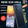 K-Touch NUOVI Telefoni Cellulari S26 Ultra Smartphone Android 15 Schermo da 7,3 Pollici 8000mAh Sblocco Facciale 5G Dual SIM Fotocamera 16+48MP Versione Globale Cellulari