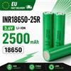 Makita Batteria al Litio Ricaricabile INR18650 25R 2500mAh 3,6V 20A, Cella 18650 ad Alta Scarica e Alte Prestazioni, Ideale per Pacchi e Utensili, Spedizione Rapida dal Magazzino Europeo in Polonia,