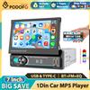 Podofo 1 Din Sistema Intelligente per Auto con Schermo Touch Retrattile Manuale da 7" Lettore Multimediale MP5 con Bluetooth, USB e AUX