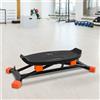 NONE Mini Stepper con Bande di Resistenza, Allenatore Silenzioso per il Core per Palestra Domestica, Macchina per Allenamento Completo del Corpo con Display LCD, Stepper Portatile da Posizionare Sotto la