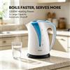 NONE WETECH W6206 Bollitore d'acqua in plastica da 2L 2200W, bollitura rapida, spegnimento automatico, scaldabagno domestico, AC 220‑240V, bollitore ad alta capacità