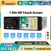 Podofo 1 Din 4" Autoradio Multimediale MP5 Player Schermo Touch HD Carplay Android Auto Sistemi Intelligenti per Auto Bluetooth Radio FM