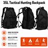 ReFire Gear Zaino Tattico da Caccia con Strisce Riflettenti, Sistema di Carico Modulare Molle, per Pendolarismo Quotidiano, Fitness, Viaggi, Campeggio, Escursionismo, Trekking, Borsa a Tracolla per Uomo 35L