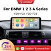 Ainavi Autoradio da 10,25 Pollici per BMW Serie 1 2 3 4 F20 F21 F22 F23 F30 F31 F32 F33 F34 F35 F36 NBT Bluetooth Wireless Carplay Android Auto Stereo Auto Display Auto Sistema di Infotainment Auto